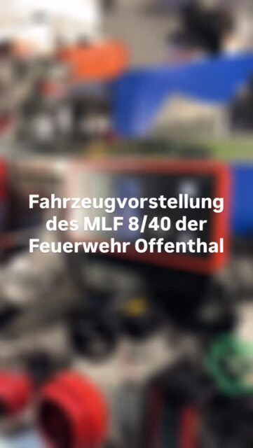 Übergangsweise nutzen wir das MLF 8/40 aus Offenthal während unser neues Fahrzeug in Produktion ist 🚒
Vielen Dank an M. Creter für die nette Einführung! @ffdsprendlingen @feuerwehr_offenthal